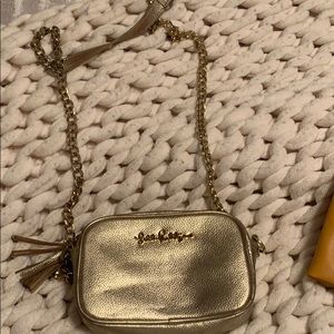 Lily Pulitzer Gold chain crossbody!!!